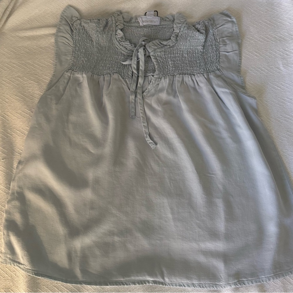 For The Republic Light Blue Blouse Medium